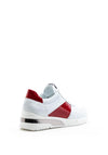 Bioeco by Arka Patent Colour Block Trainer, White & Red