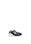 Biomecanics Baby Boy Canvas Closed Toe Sandal, Navy