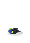 Biomechanics Boys Canvas Dual Strap Trainers, Navy