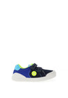 Biomechanics Boys Canvas Dual Strap Trainers, Navy