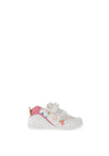 Biomechanics Baby Girls Leather Velcro Trainers, White