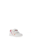 Biomechanics Baby Girls Leather Velcro Trainers, White