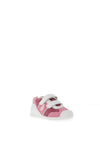 Biomechanics Baby Girls Suede Canvas Velcro Trainers, Pink
