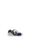 Biomechanics Baby Boys Suede Canvas Velcro Trainers, Navy