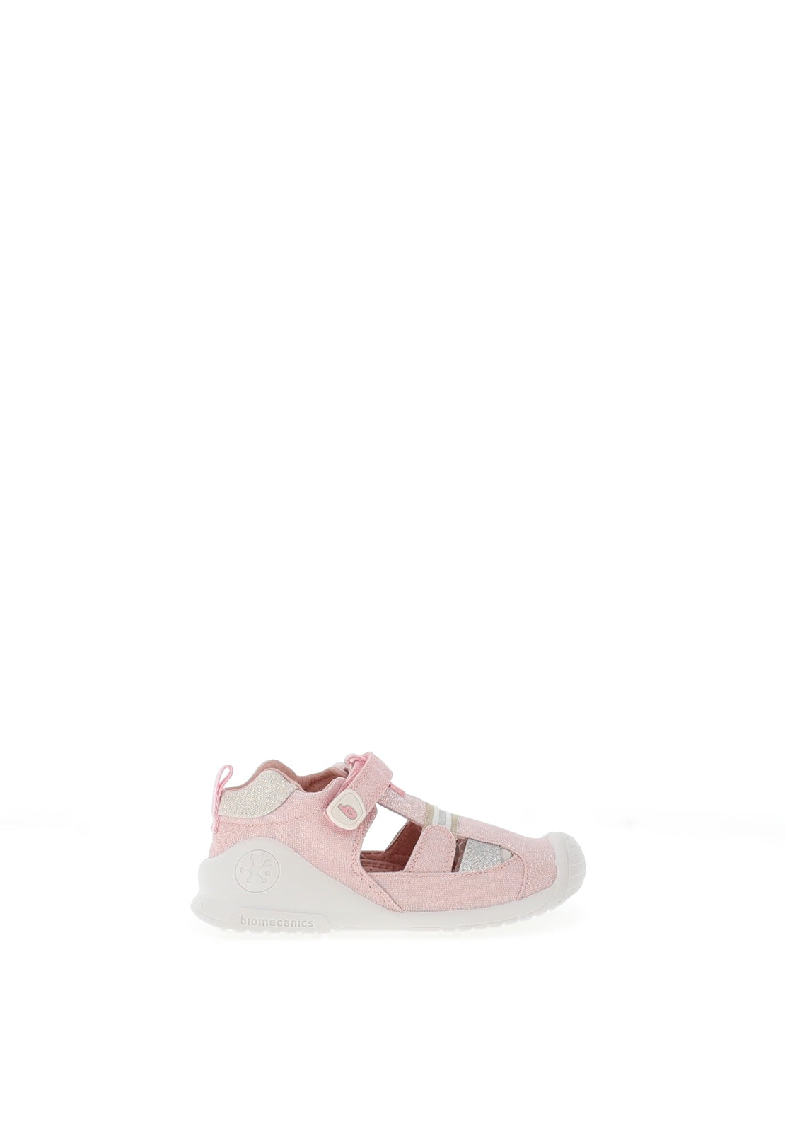 Biomechanics Baby Girls Glitter Closed Toe Sandals, Pink