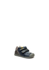 Biomecanics Boys 221125 Velcro Shoes, Navy & Grey
