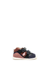 Biomecanics Girls 221135 Velcro Suede Shoes, Navy & Pink