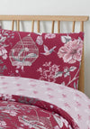 Vantona Home Birdcage Duvet Set, Claret
