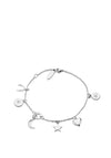 Newbridge Multi-Charm Bracelet, Silver