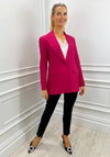 Kate & Pippa Single Breasted Blazer, Fuchsia