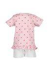 Blue Seven Baby Girl Print Tee and Short Set, Pink