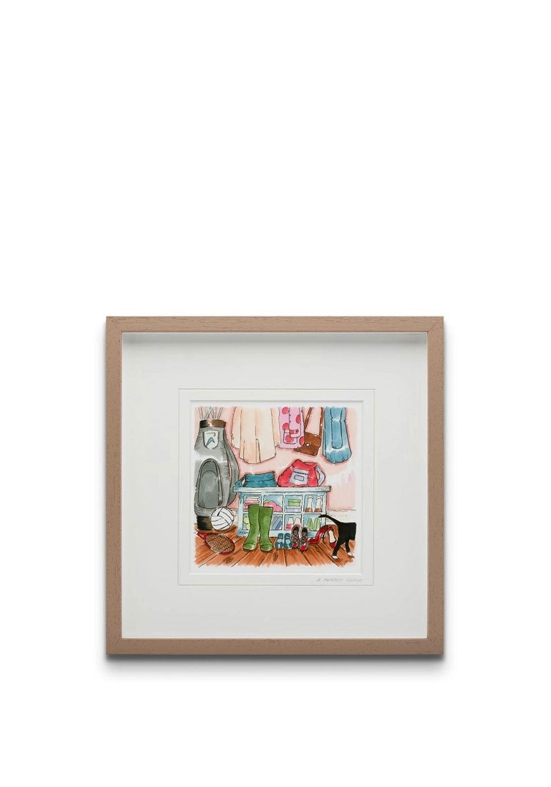 Blue Shoe Gallery A Perfect Chaos Framed Art, Large