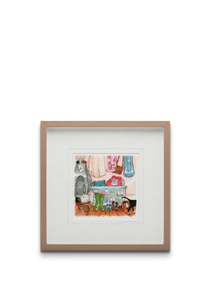 Blue Shoe Gallery A Perfect Chaos Framed Art, Large