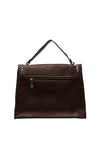 Zen Collection Satchel Bag, Dark Brown