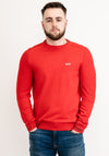 Hugo Boss Ronard Logo Sweater, Red