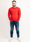 Hugo Boss Ronard Logo Sweater, Red