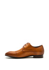 Tommy Bowe Mens Kingsholin Leather Lace Up Formal Shoe, Conker