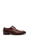 Tommy Bowe Mens Kingsholin Leather Lace Up Formal Shoe, Mulberry