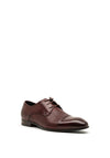 Tommy Bowe Mens Kingsholin Leather Lace Up Formal Shoe, Mulberry