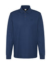 Bugatti Long Sleeve Polo Shirt, Blue