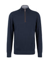 Bugatti Troyer Quarter Zip Sweater, Navy