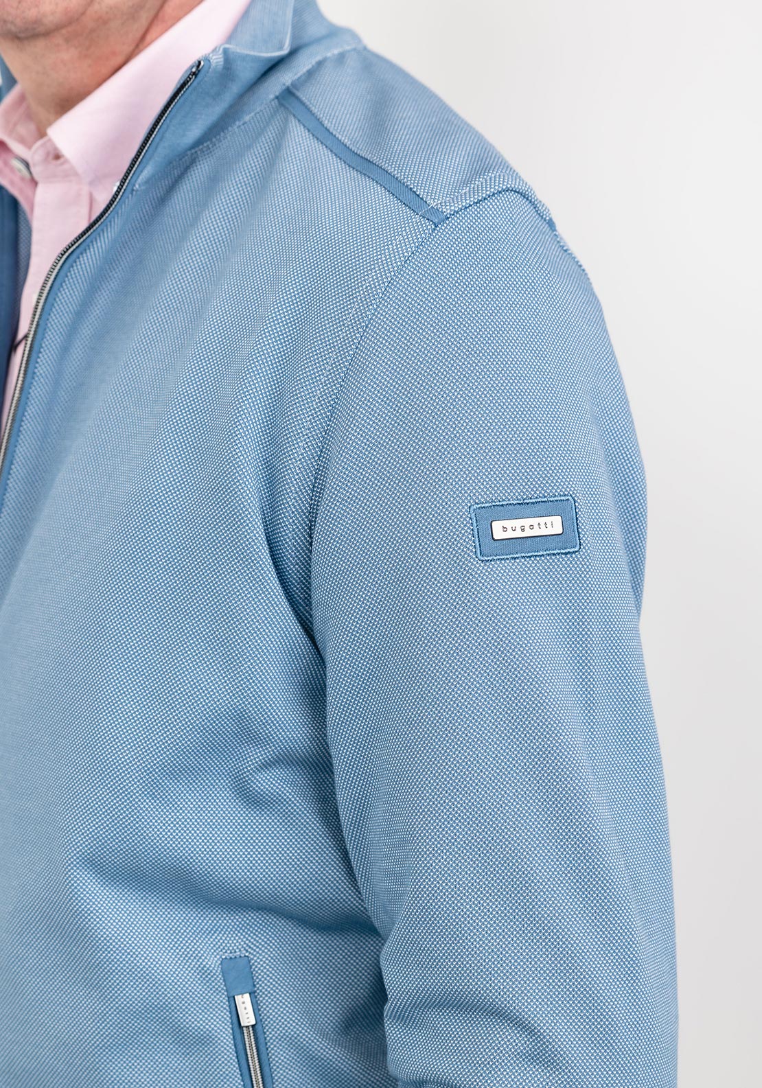 Bugatti Full Zip Sweatshirt, Blue