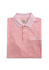 Bugatti Contrast Trim Polo Shirt, Pink
