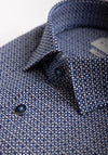 Bugatti Short Sleeve Multi Print Shirt, Navy Blue