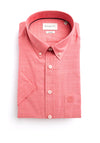 Bugatti Short Sleeve Shirt, Coral