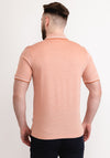 Bugatti Contrast Trim Polo Shirt, Orange
