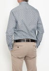 Bugatti Modern Fit Pattern Shirt, Blue Multi