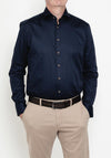 Bugatti Shark Long Sleeve Shirt, Navy