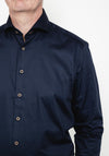 Bugatti Shark Long Sleeve Shirt, Navy