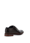 Bugatti Leather Formal Shoe, Dark Brown