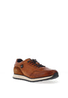 Bugatti Leather Trainer, Cognac