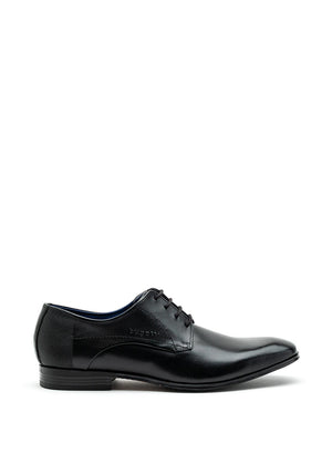 Bugatti Classic Leather Derby Shoes, Black