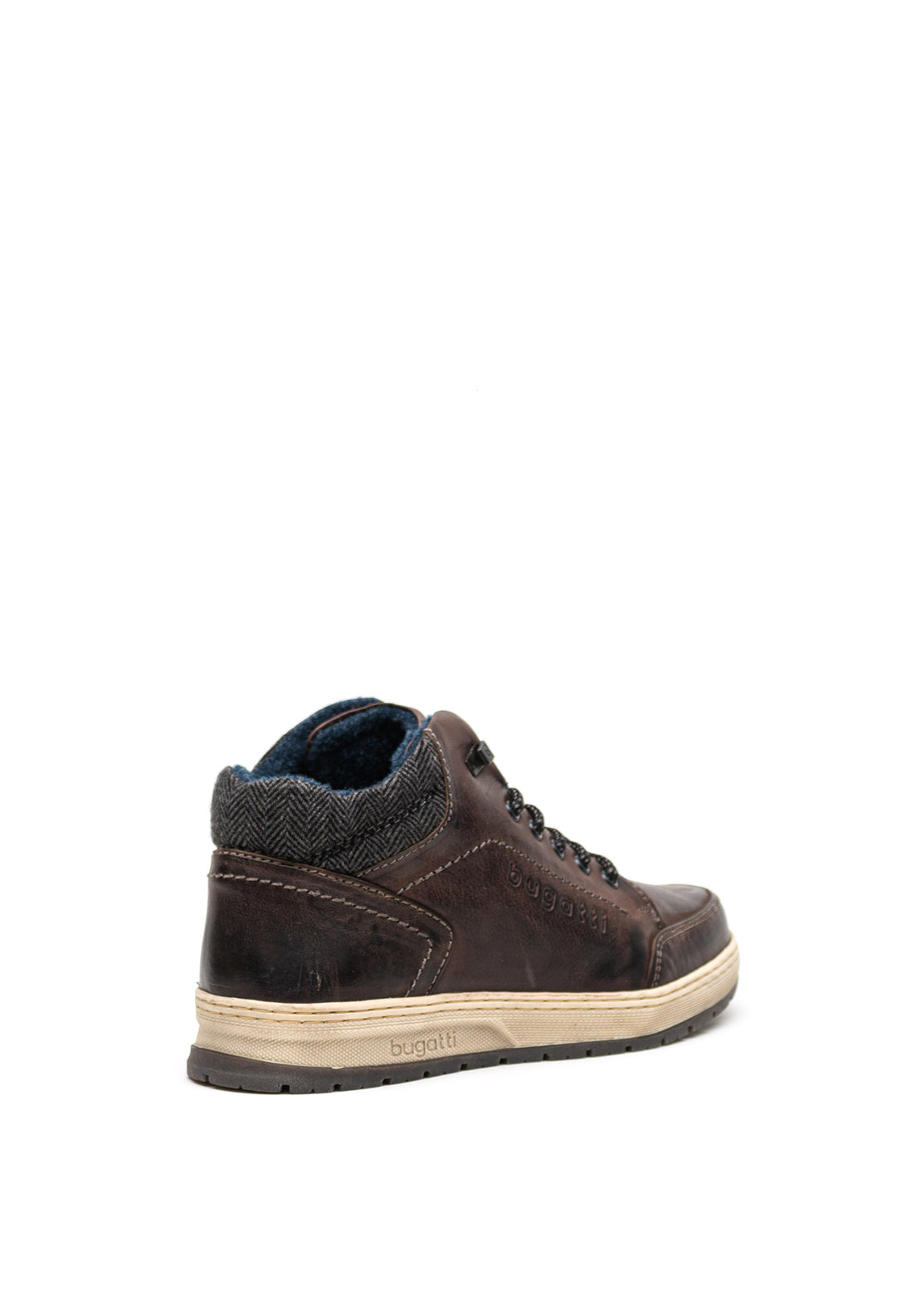 Bugatti Mens Soft Fit Ankle Boot, Dark Grey