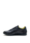 Bugatti Trevor Nubuck Leather Trainers, Dark Blue