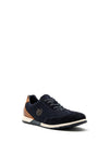 Bugatti Stowe Mesh Mix Trainers, Dark Blue