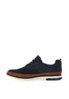 Bugatti Casual Laced Shoes, Marine & Brown