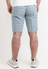 Bugatti Check Shorts, Light Blue