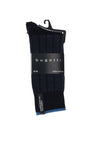 Bugatti 2 Pack Herringbone Comfort Top Socks, Navy