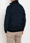 Bugatti Half Zip Knitted Jumper, Navy