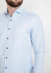 Bugatti 9450 Long Sleeve Shirt, Light Blue