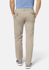 Bugatti Superior Touch Straight Chinos, Beige