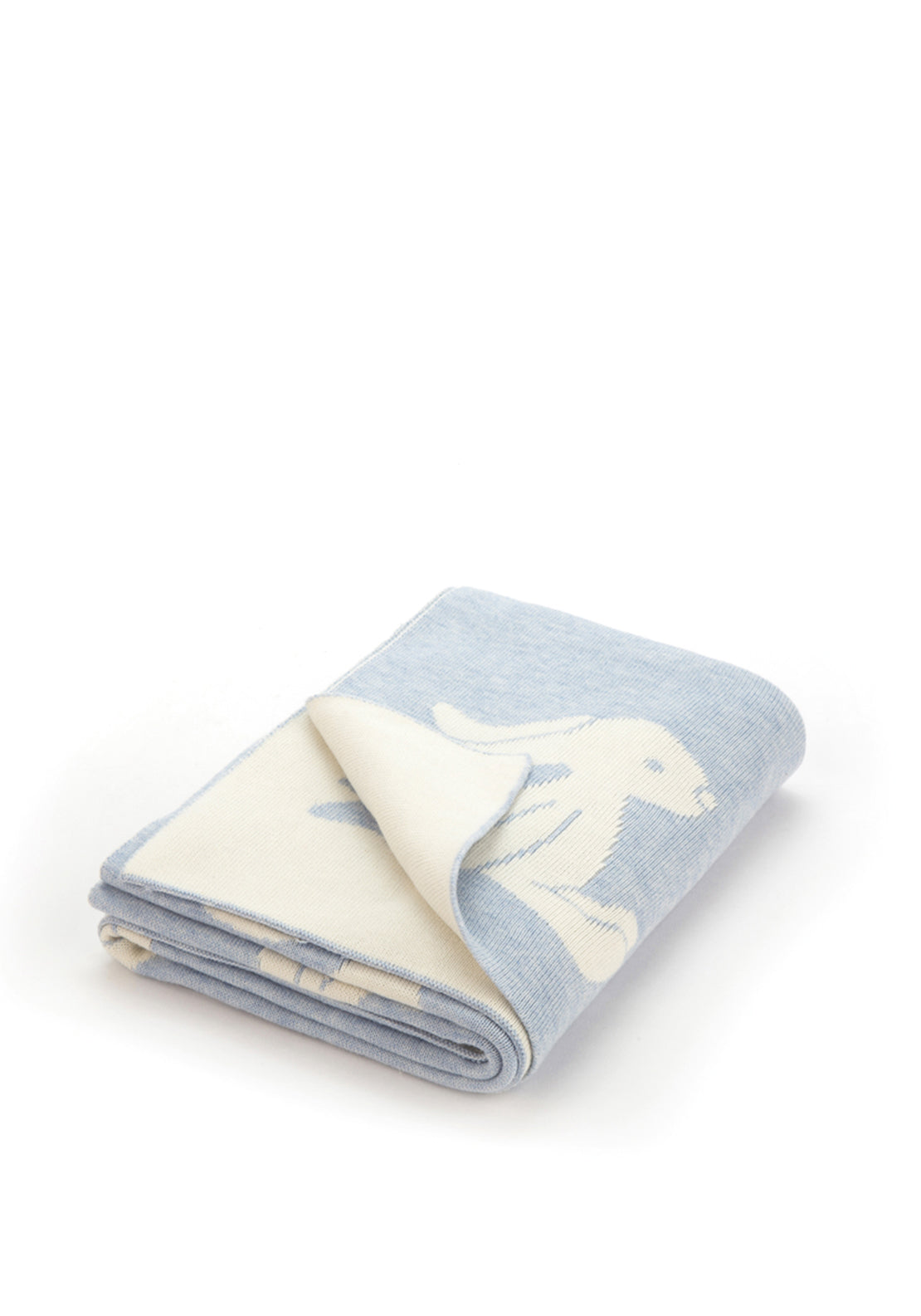 Jellycat Bashful Bunny Blanket, Blue