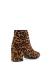 Zen Collection Leopard Print Ankle Boots, Brown