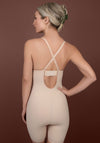 Bye Bra Sculpted Deep V Bodysuit, Beige