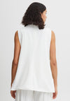 b.young Danta Tie Side Long Waistcoat, White