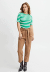 B.Young Pamila Stripe T-Shirt, Ming Green Mix
